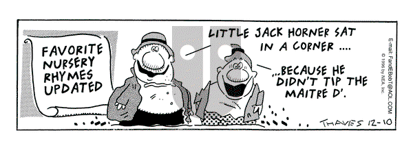 Frank and Ernest on Tuesday December 10, 1996 Comic Strip