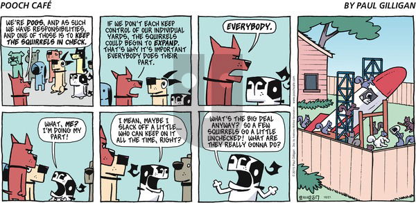 Pooch Cafe on Sunday October 21, 2018 Comic Strip