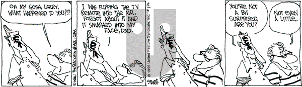 The Buckets on Thursday May 30, 1996 Comic Strip