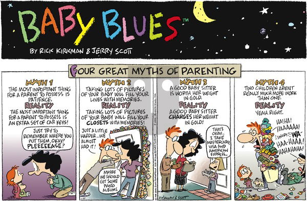Baby Blues on Sunday January 25, 1998 Comic Strip