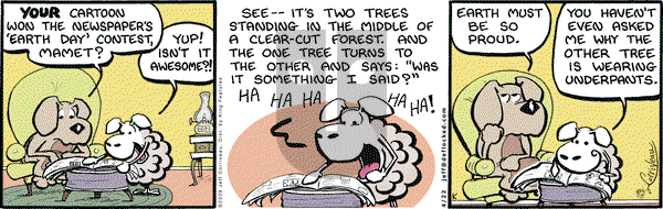 DeFlocked on Wednesday April 22, 2009 Comic Strip
