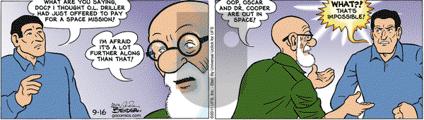 Alley Oop on Friday September 16, 2011 Comic Strip