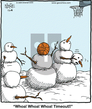 In the Bleachers on Saturday December 5, 2009 Comic Strip