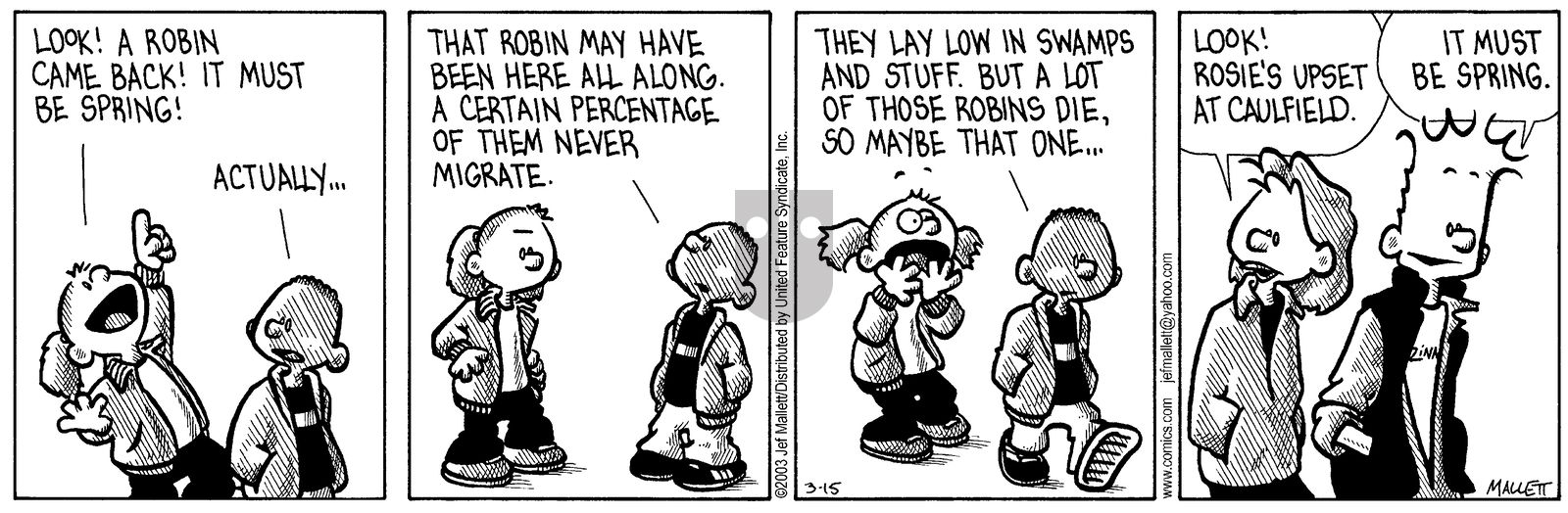 Frazz - Saturday March 15, 2003 Comic Strip