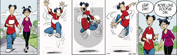 Baldo on Monday February 29, 2016 Comic Strip