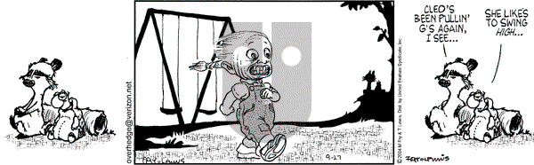 Over the Hedge on Monday September 27, 2004 Comic Strip