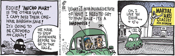 La Cucaracha on Thursday December 18, 2008 Comic Strip