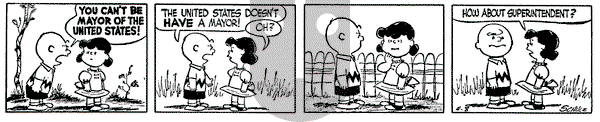 Peanuts on Friday April 8, 1955 Comic Strip