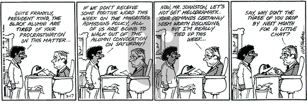 Doonesbury on Saturday March 17, 1973 Comic Strip