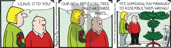 The Born Loser on Monday December 18, 2023 Comic Strip