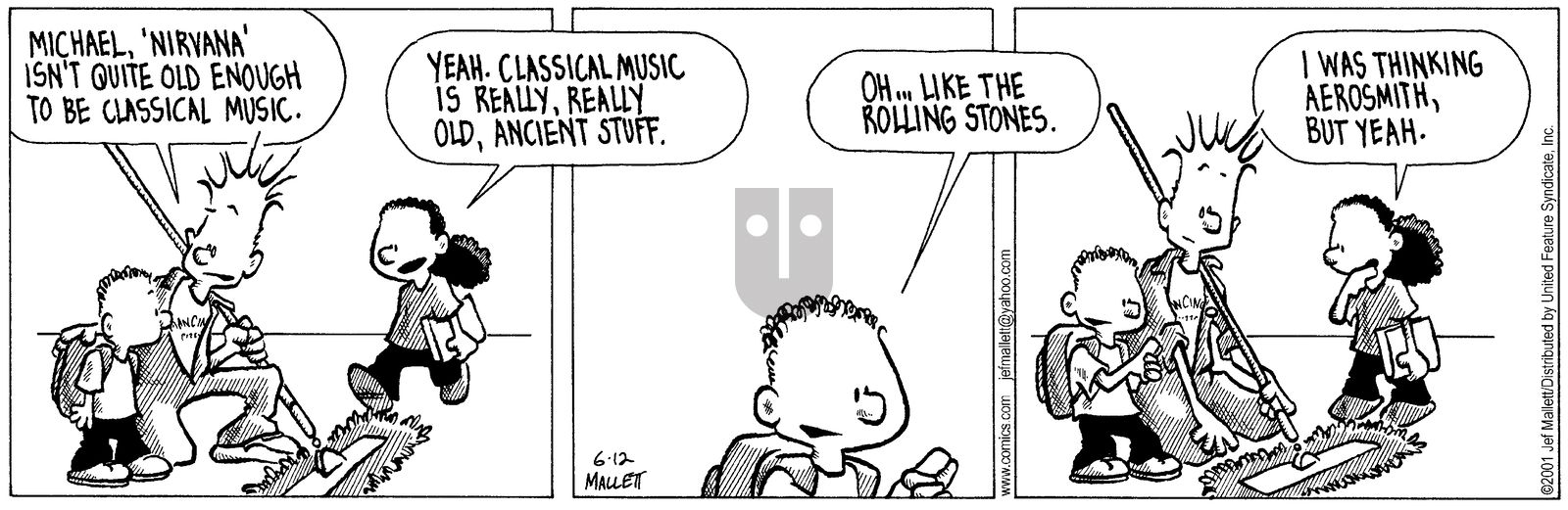 Frazz - Tuesday June 12, 2001 Comic Strip