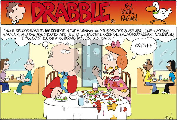 Drabble on Sunday November 9, 2014 Comic Strip