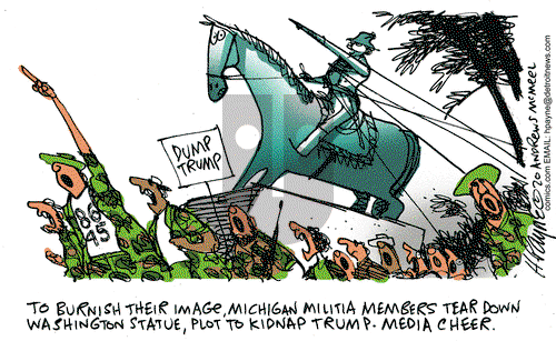 Henry Payne on Tuesday October 20, 2020 Comic Strip