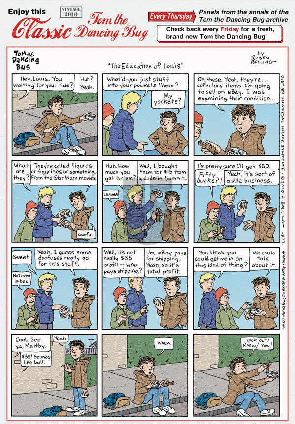 Tom the Dancing Bug on Thursday October 16, 2014 Comic Strip