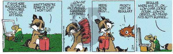 Over the Hedge on Saturday April 15, 2006 Comic Strip