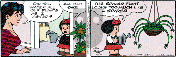 Nancy on Tuesday November 14, 2017 Comic Strip
