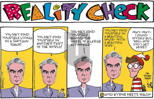 Reality Check on Sunday July 26, 2020 Comic Strip