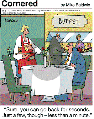 Cornered on Friday September 5, 2014 Comic Strip