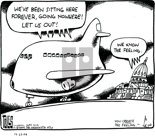 Tom Toles on Wednesday December 23, 2009 Comic Strip