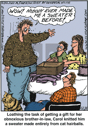 Close to Home on Saturday December 31, 2011 Comic Strip