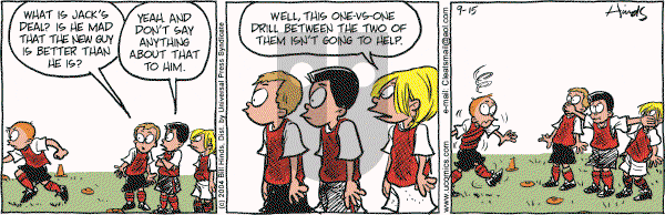 Cleats - Wednesday September 15, 2004 Comic Strip