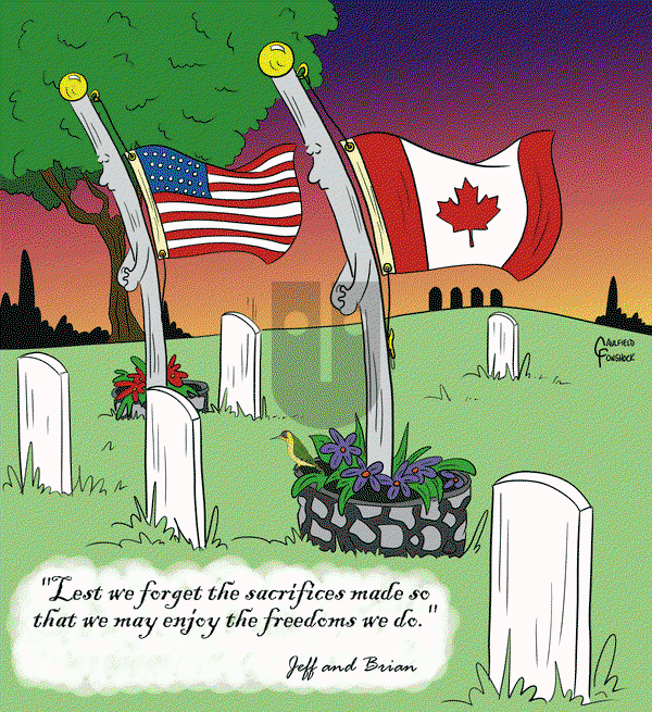 Yaffle on Monday November 11, 2024 Comic Strip