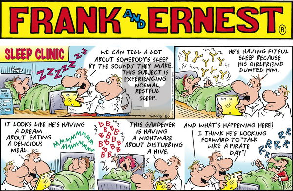 Frank and Ernest on Sunday August 5, 2018 Comic Strip