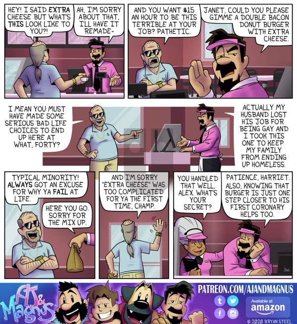 AJ and Magnus on Sunday March 8, 2020 Comic Strip