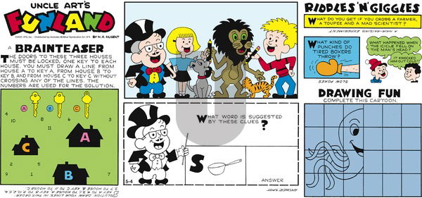 Uncle Art's Funland on Sunday May 4, 2025 Comic Strip