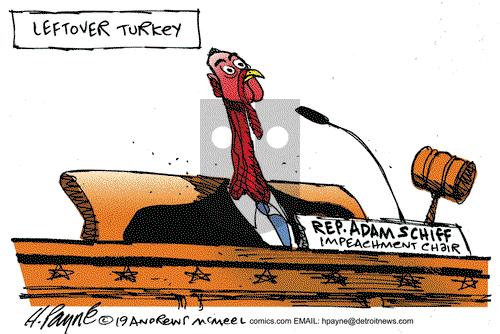 Henry Payne on Friday November 29, 2019 Comic Strip