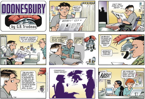Doonesbury on Sunday July 25, 2004 Comic Strip