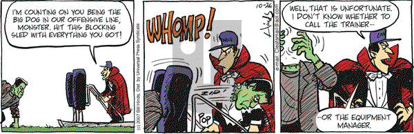 Cleats on Saturday October 4, 2025 Comic Strip