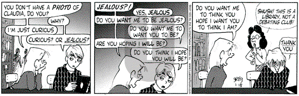 Luann on Thursday January 18, 2001 Comic Strip