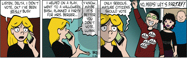 Luann on Wednesday November 12, 2014 Comic Strip
