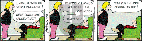 The Born Loser on Wednesday April 21, 2010 Comic Strip