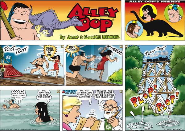Alley Oop on Sunday June 7, 2015 Comic Strip