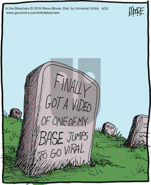 In the Bleachers on Thursday September 22, 2016 Comic Strip