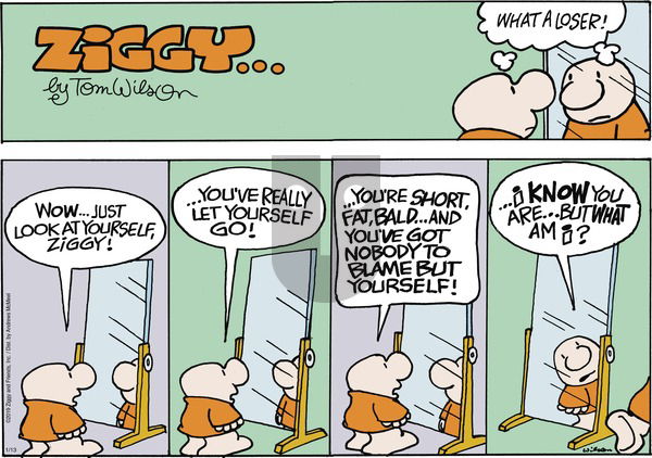Ziggy on Sunday January 13, 2019 Comic Strip
