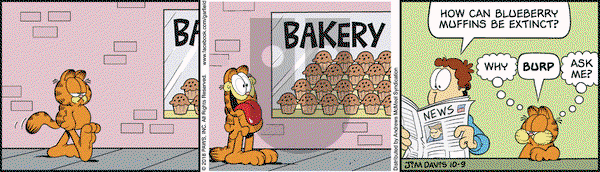 Garfield on Tuesday October 9, 2018 Comic Strip