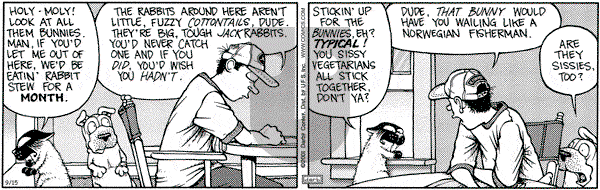 Get Fuzzy on Friday September 28, 2001 Comic Strip