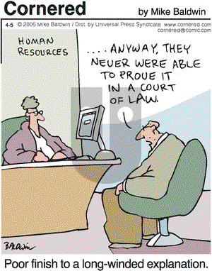 Cornered on Tuesday April 5, 2005 Comic Strip