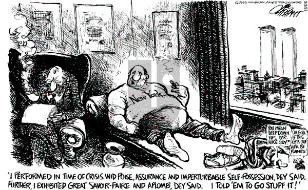Pat Oliphant - Wednesday March 3, 1993 Comic Strip