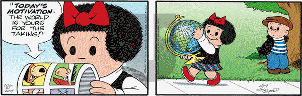 Nancy on Monday August 21, 2017 Comic Strip