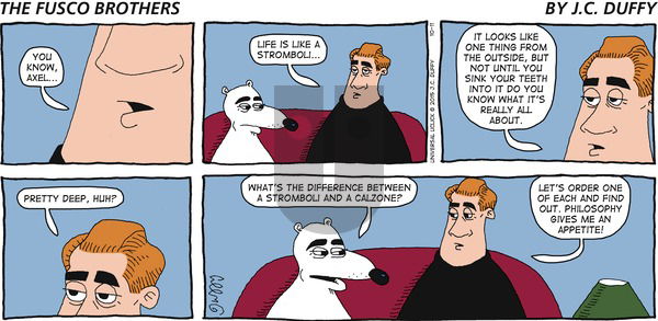 The Fusco Brothers - Sunday October 11, 2015 Comic Strip