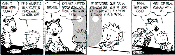Calvin and Hobbes on Thursday February 2, 2017 Comic Strip