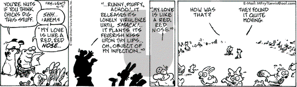Over the Hedge on Friday April 5, 1996 Comic Strip