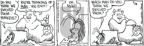 The Grizzwells on Thursday September 19, 2002 Comic Strip