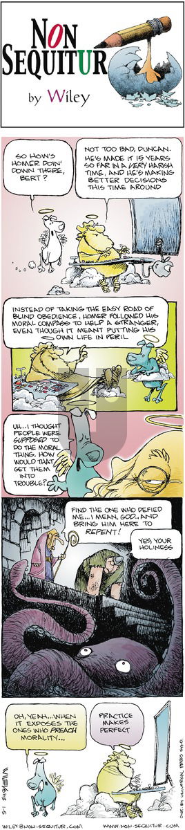 Non Sequitur on Monday December 22, 2003 Comic Strip