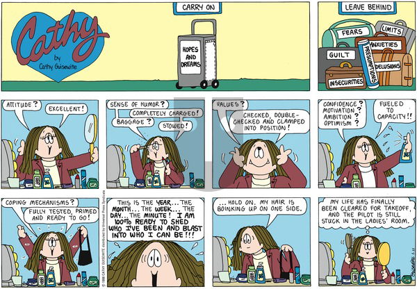 Cathy Classics on Sunday January 11, 1998 Comic Strip