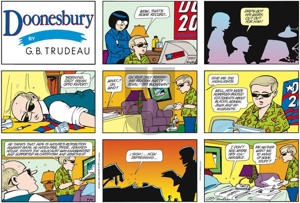 Doonesbury on Sunday March 26, 2000 Comic Strip